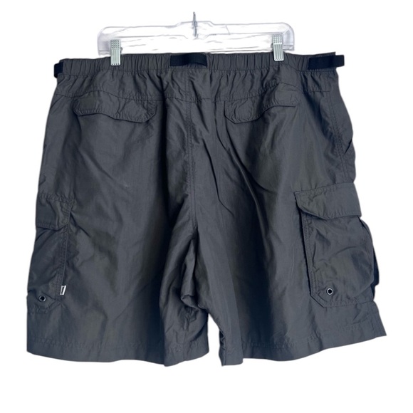 REI Men’s Gray Cargo Belted Nylon Hiking Shorts UPF 50+ Size XXL - Picture 2 of 7